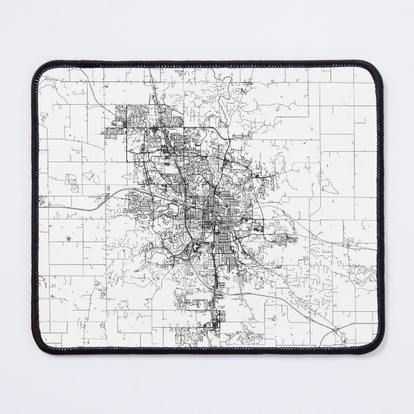 Item preview, Rochester White Map designed and sold by multiplicitymap.