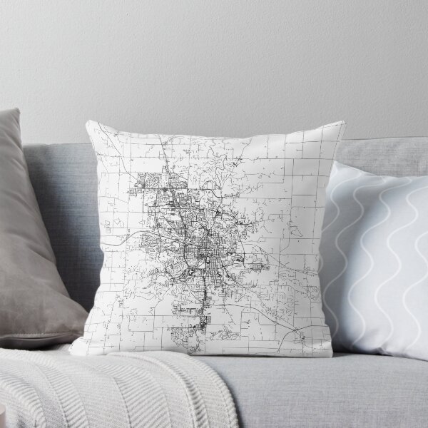 Item preview, Rochester White Map designed and sold by multiplicitymap.