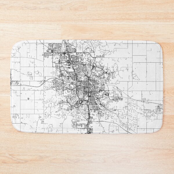 Item preview, Rochester White Map designed and sold by multiplicitymap.