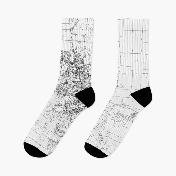 Item preview, Rochester White Map designed and sold by multiplicitymap.