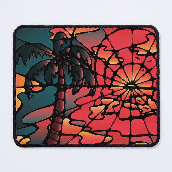 Item preview, Neurographic Palm Tree Beach Sunset designed and sold by Suzanne Uchytil.