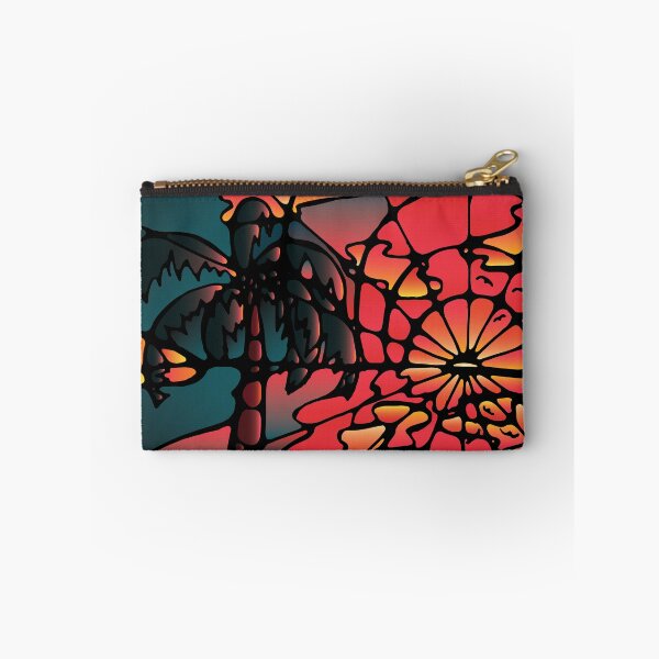 Item preview, Neurographic Palm Tree Beach Sunset designed and sold by Suzanne Uchytil.