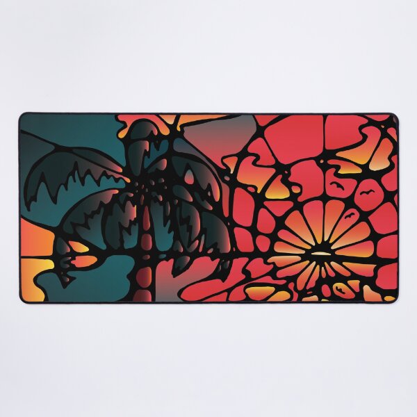 Item preview, Neurographic Palm Tree Beach Sunset designed and sold by Suzanne Uchytil.