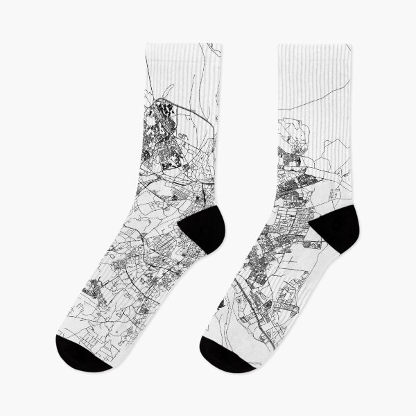 Item preview, New Delhi White Map designed and sold by multiplicitymap.