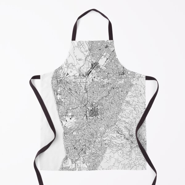 Item preview, Adelaide White Map designed and sold by multiplicitymap.