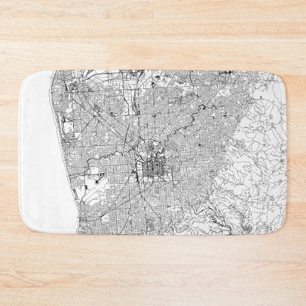 Item preview, Adelaide White Map designed and sold by multiplicitymap.