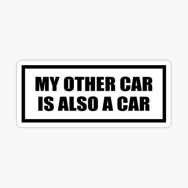 my other car is the void bumper sticker