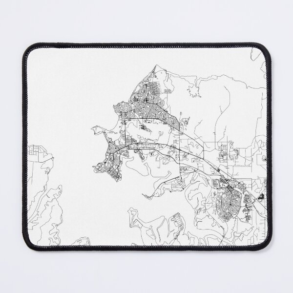 Item preview, Darwin White Map designed and sold by multiplicitymap.