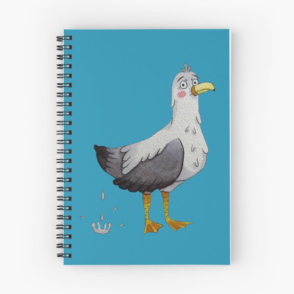 Item preview, Nervous Seagull Illustration   designed and sold by NikaIllustrates.