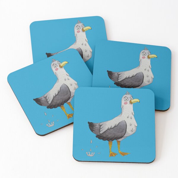 Item preview, Nervous Seagull Illustration   designed and sold by NikaIllustrates.