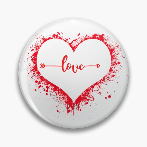 Item preview, A red heart full of love, pierced by a red arrow designed and sold by ShaStyle ArtFo.