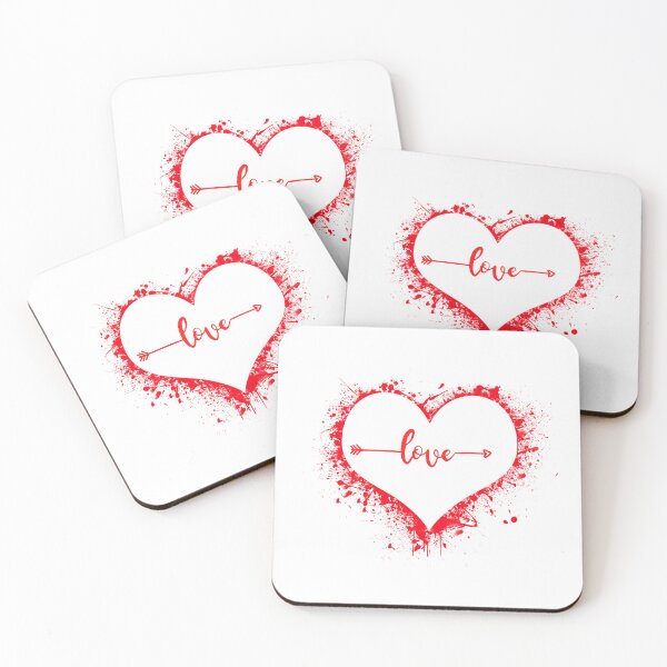 Item preview, A red heart full of love, pierced by a red arrow designed and sold by ShaStyle ArtFo.