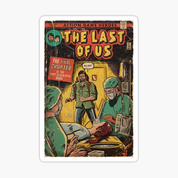 The Last of Us - Ending comic cover fan art Sticker