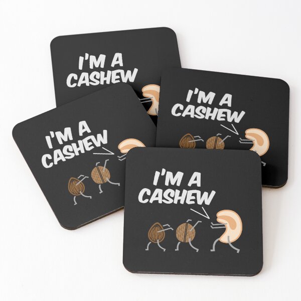 Item preview, Funny Pun I'm A Cashew S Sticker designed and sold by gusplawn5.