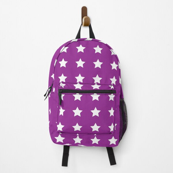 Item preview, White Stars Pattern on Purple Background designed and sold by QOT  Designs.