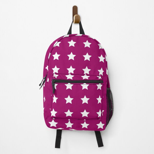 Item preview, Patrón de estrellas blancas sobre fondo morado designed and sold by QOT  Designs.