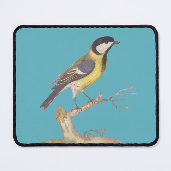 Item preview, Great Titmouse Bird with Blue designed and sold by FlippinTurtles.