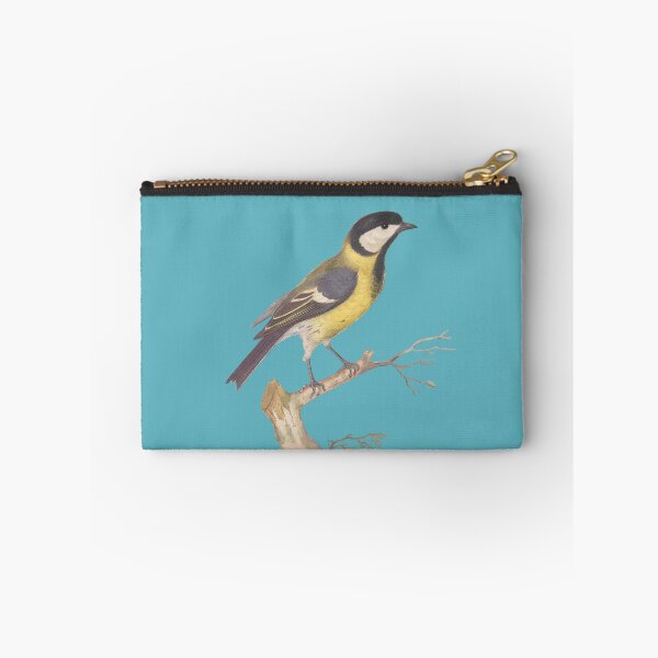 Item preview, Great Titmouse Bird with Blue designed and sold by FlippinTurtles.