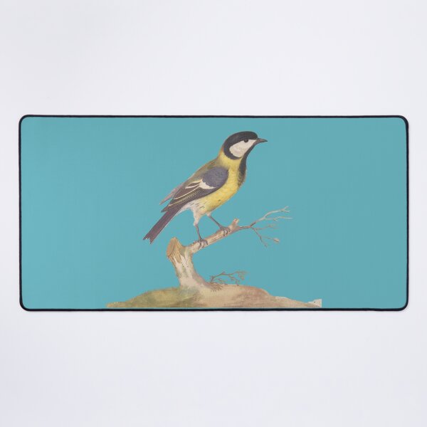 Item preview, Great Titmouse Bird with Blue designed and sold by FlippinTurtles.