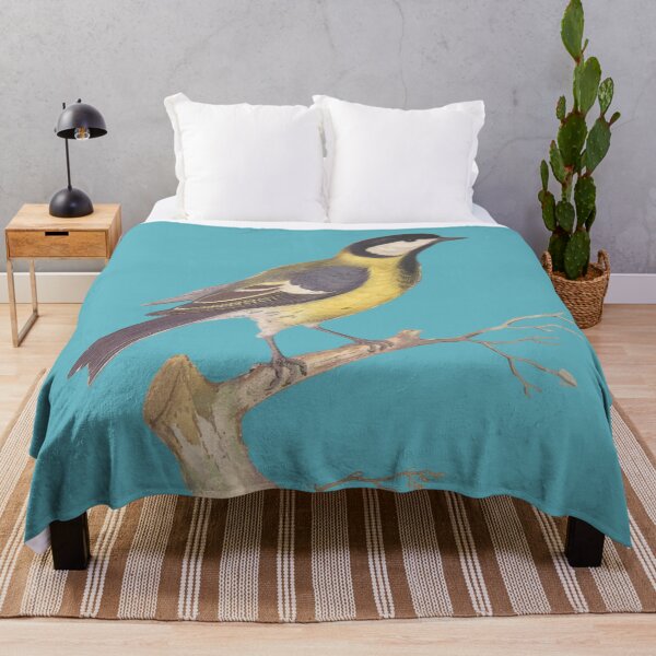 Item preview, Great Titmouse Bird with Blue  designed and sold by FlippinTurtles.