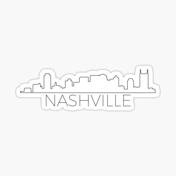 Nashville Skyline Sticker