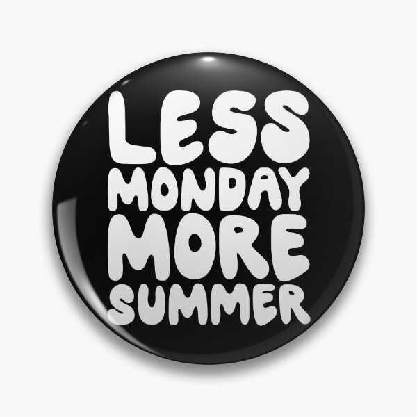 Item preview, Less monday more summer Cotton tote bag designed and sold by SundayFactions.