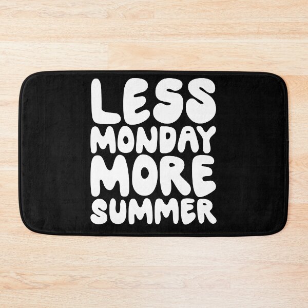 Item preview, Less monday more summer Cotton tote bag designed and sold by SundayFactions.