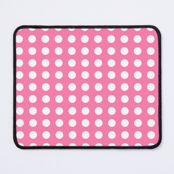 Item preview, White Polka Dot Pattern on Pink Background designed and sold by QOT  Designs.
