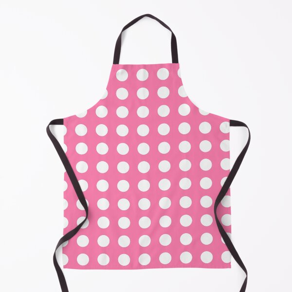 Item preview, White Polka Dot Pattern on Pink Background designed and sold by QOT  Designs.