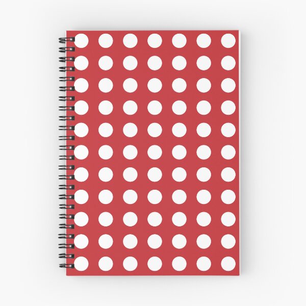 Item preview, White Polka Dot Pattern on Red Background designed and sold by QOT  Designs.