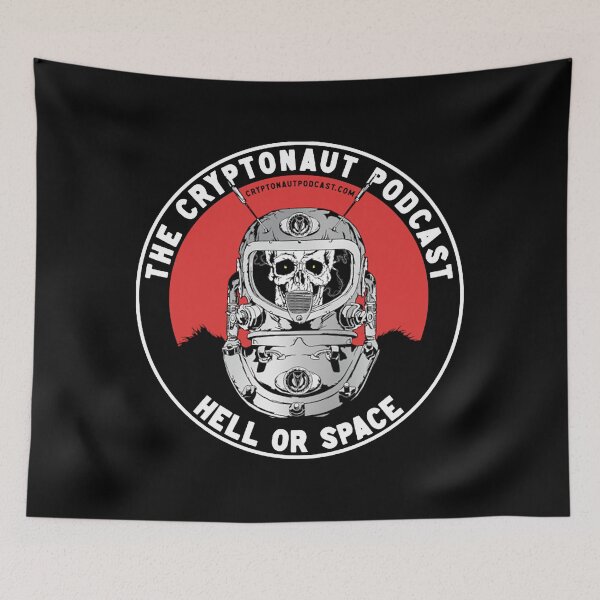 Item preview, The Cryptonaut Podcast - Hell Or Space 2022 T-Shirt designed and sold by Hjkoleo88.