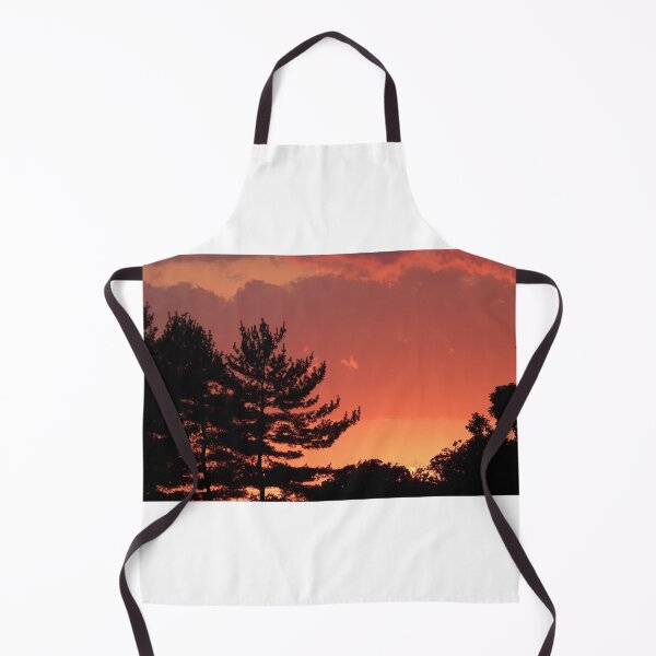 Item preview, Sunset,orange sky and trees designed and sold by Maddshopp.