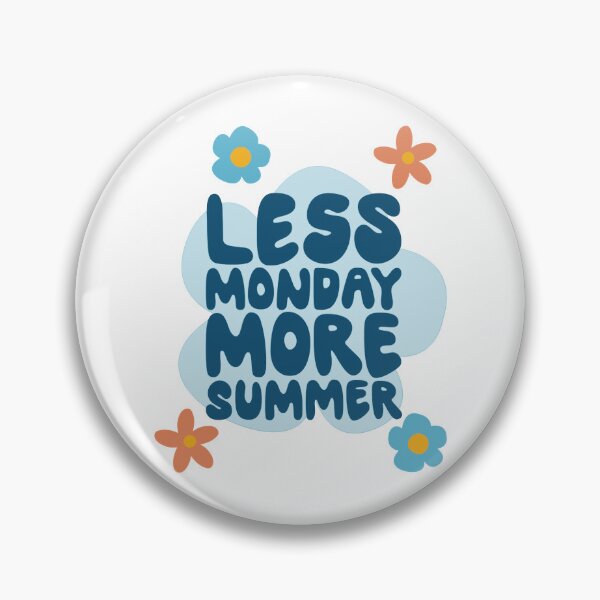 Item preview,  Less monday more summer Cotton tote bag designed and sold by SundayFactions.