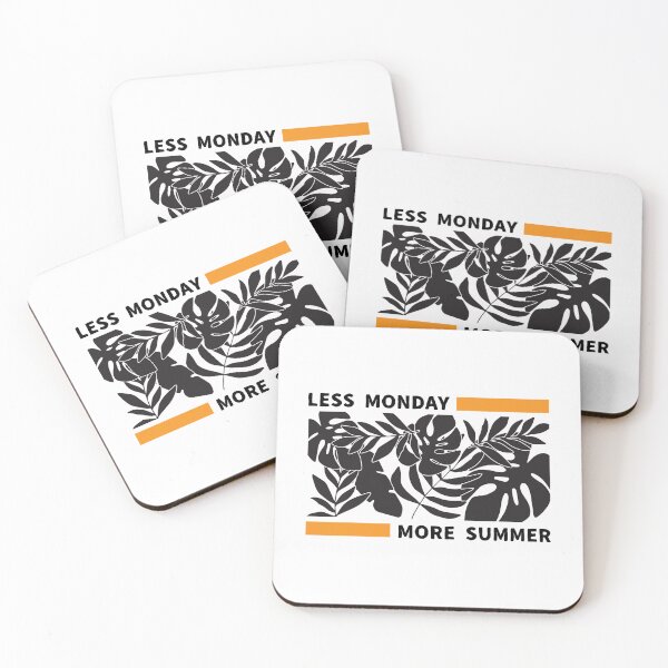 Item preview, Less monday more summer designed and sold by SundayFactions.