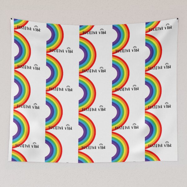 Item preview, My Rainbow Positive Vibe designed and sold by SundayFactions.