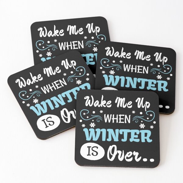 Item preview, Winter Outfit, Wake me up when Winter is Over, Anti Winter, Cold weather Clothes, Funny Christmas Gift designed and sold by praewapy.