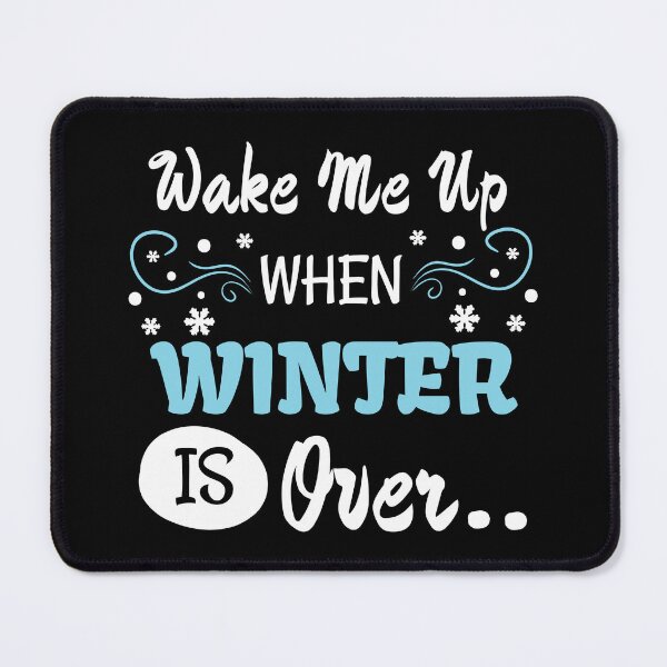 Item preview, Winter Outfit, Wake me up when Winter is Over, Anti Winter, Cold weather Clothes, Funny Christmas Gift designed and sold by praewapy.