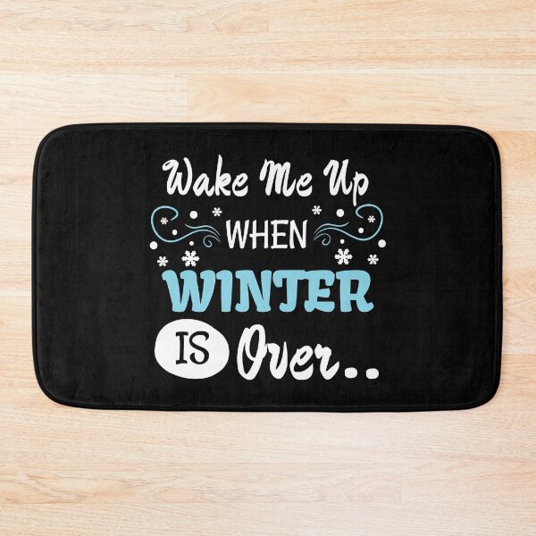 Item preview, Winter Outfit, Wake me up when Winter is Over, Anti Winter, Cold weather Clothes, Funny Christmas Gift designed and sold by praewapy.