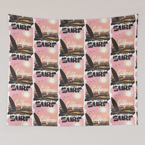 Item preview, Surf California Wave Riders - summer solstice blessing designed and sold by SundayFactions.