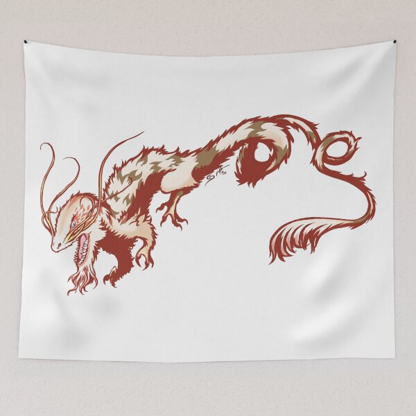 Item preview, Sinosauropteryx in Classic Chinese Style designed and sold by Jaime Headden.