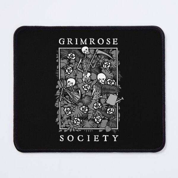 Item preview, Grimrose Gardening Society Funny Goth Skeleton Gardener designed and sold by GrandeDuc.