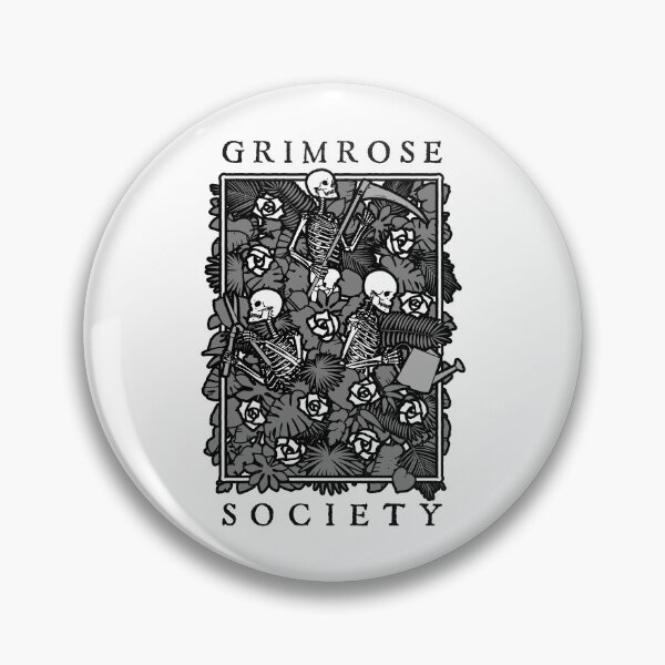 Item preview, Grimrose Gardening Society Funny Goth Skeleton Gardener designed and sold by GrandeDuc.