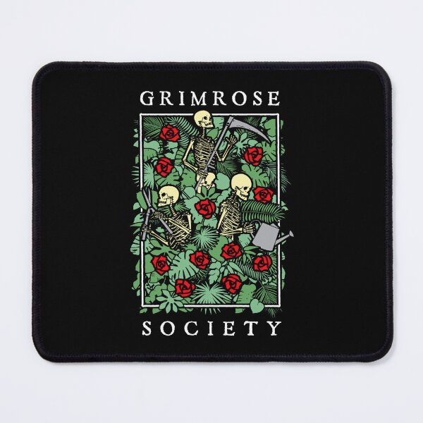 Item preview, Grimrose Gardening Society Funny Goth Skeleton Gardener designed and sold by GrandeDuc.