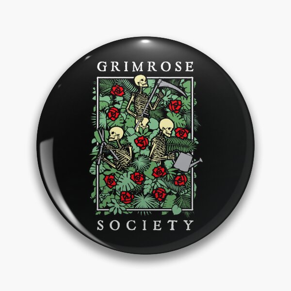 Item preview, Grimrose Gardening Society Funny Goth Skeleton Gardener designed and sold by GrandeDuc.