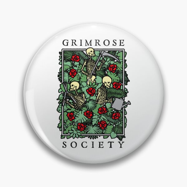 Item preview, Grimrose Gardening Society Funny Goth Skeleton Gardener designed and sold by GrandeDuc.