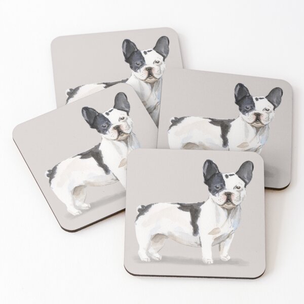 Item preview, Black and White French Bulldog designed and sold by junkydotcom.