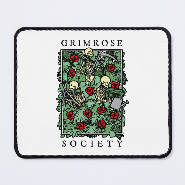 Item preview, Grimrose Gardening Society Funny Goth Skeleton Gardener designed and sold by GrandeDuc.