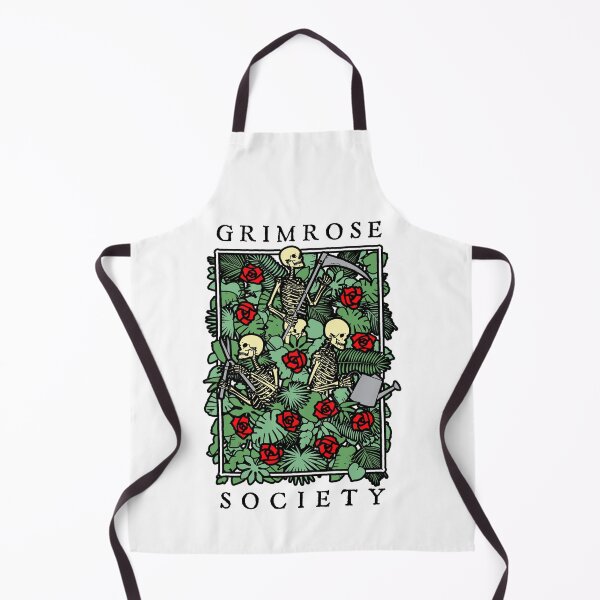 Item preview, Grimrose Gardening Society Funny Goth Skeleton Gardener designed and sold by GrandeDuc.