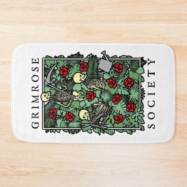 Item preview, Grimrose Gardening Society Funny Goth Skeleton Gardener designed and sold by GrandeDuc.