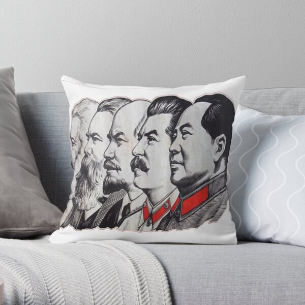 Communist Minds Throw Pillow